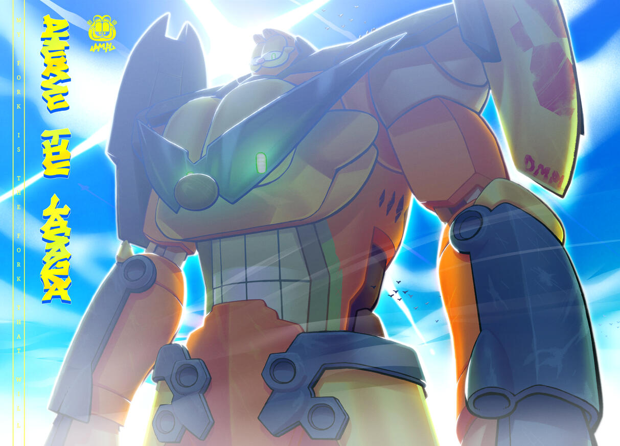 Garfield X Gurren Lagann Garfield X Gurren Lagann